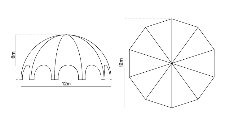 spada-eventos-tenda-estruturada-semiesferica-tenda-12m-ilustracao